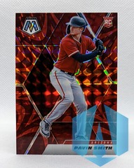 2021 Panini Mosaic Pavin Smith #273 Reactive Red Prizm RC Arizona Diamondbacks